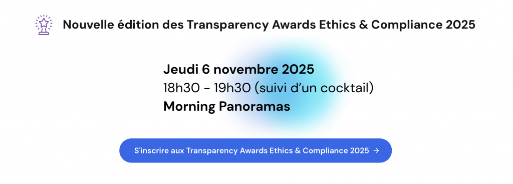 Nouvelle édition des Transparency Awards Ethics & Compliance 2025 ​