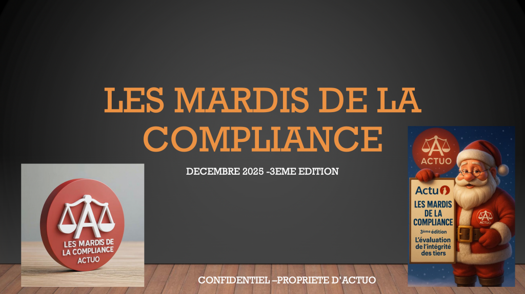 Protégé : Les Mardis de la Compliance – 3ème édition 12/2025